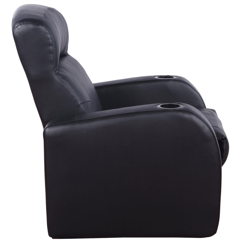  Coaster Furniture Cyrus 600001-S4B 4 pc Home Theater Seating IMAGE 6