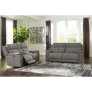  Signature Design by Ashley Next-Gen Durapella 5930147 2 Seat Power Reclining Sofa Adjustable Headrest IMAGE 10