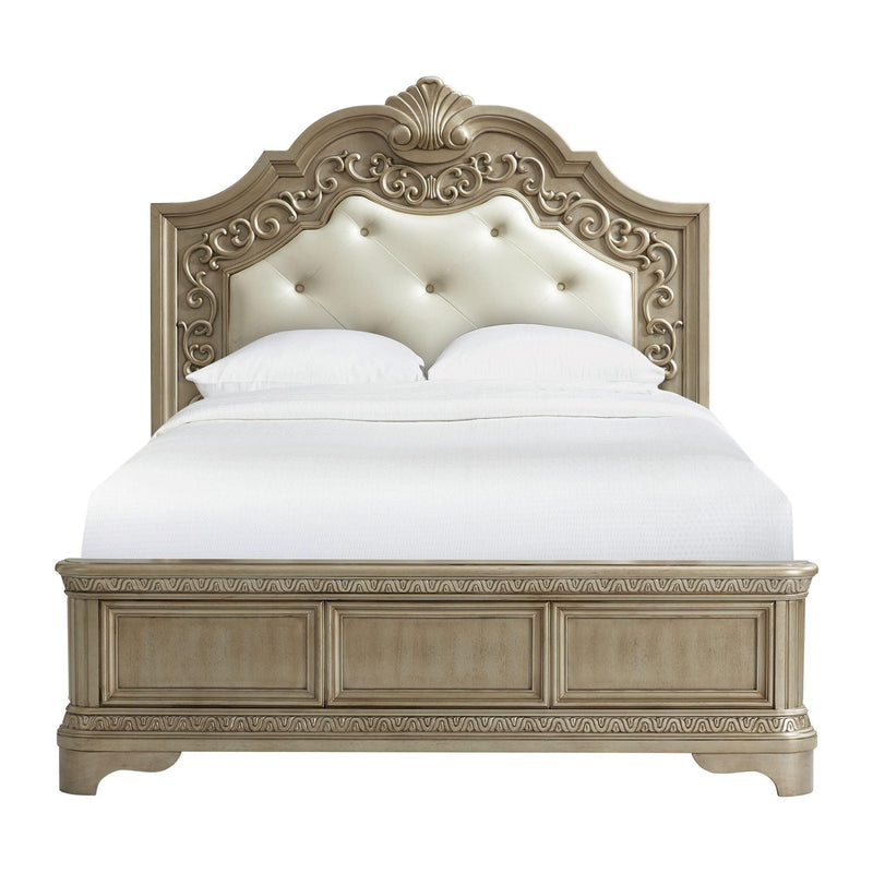  Elements International Vincenza VC600KB King Bed IMAGE 2