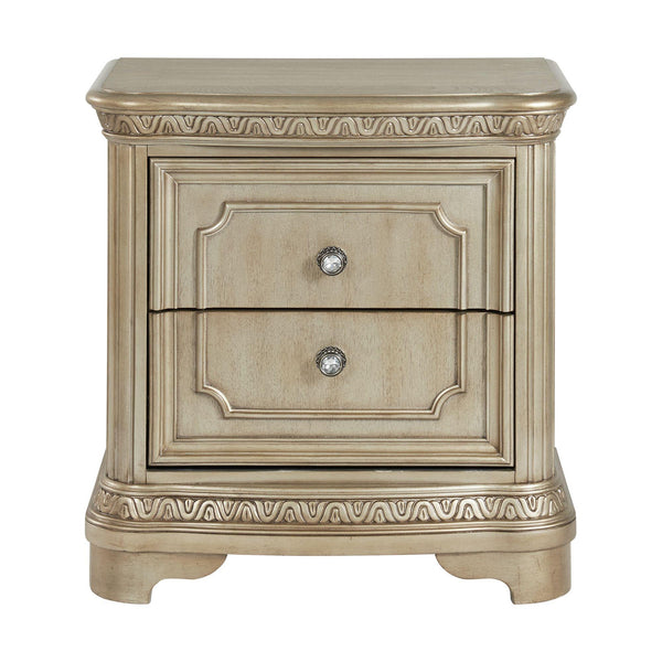  Elements International Vincenza VC650NS Nightstand w/ USB IMAGE 1