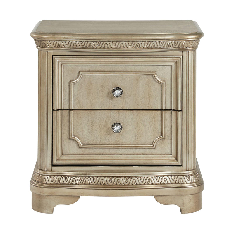  Elements International Vincenza VC650NS Nightstand w/ USB IMAGE 1