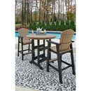  Signature Design by Ashley Fairen Trail P211-613 Round Bar Table with Umbrella Option IMAGE 6