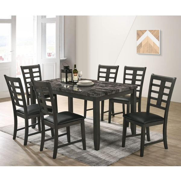  Elements International Nash DNS3007DS 7 pc Dining Set IMAGE 1