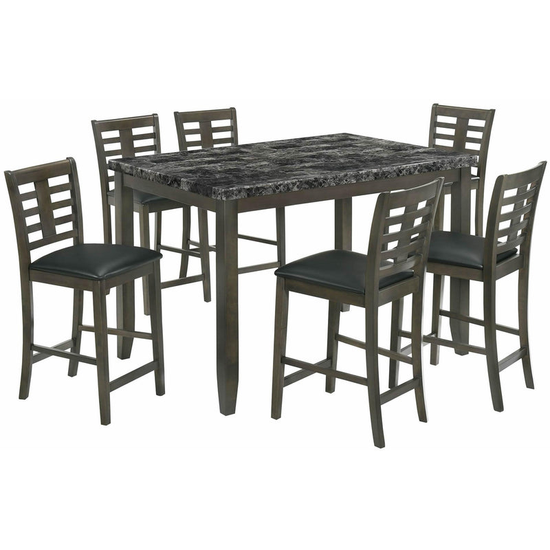  Elements International Nash DNS3007CS 7 pc Counter Height Dining Set IMAGE 1