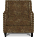  Elements International Erica UER3002100E Chair with Chrome Nails - Sierra Toffee IMAGE 1