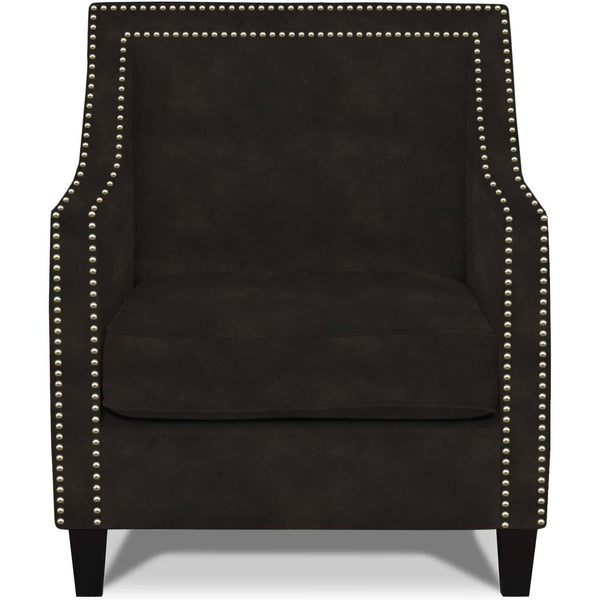  Elements International Erica UER3005100E Chair with Chrome Nails - Sierra Espresso IMAGE 1