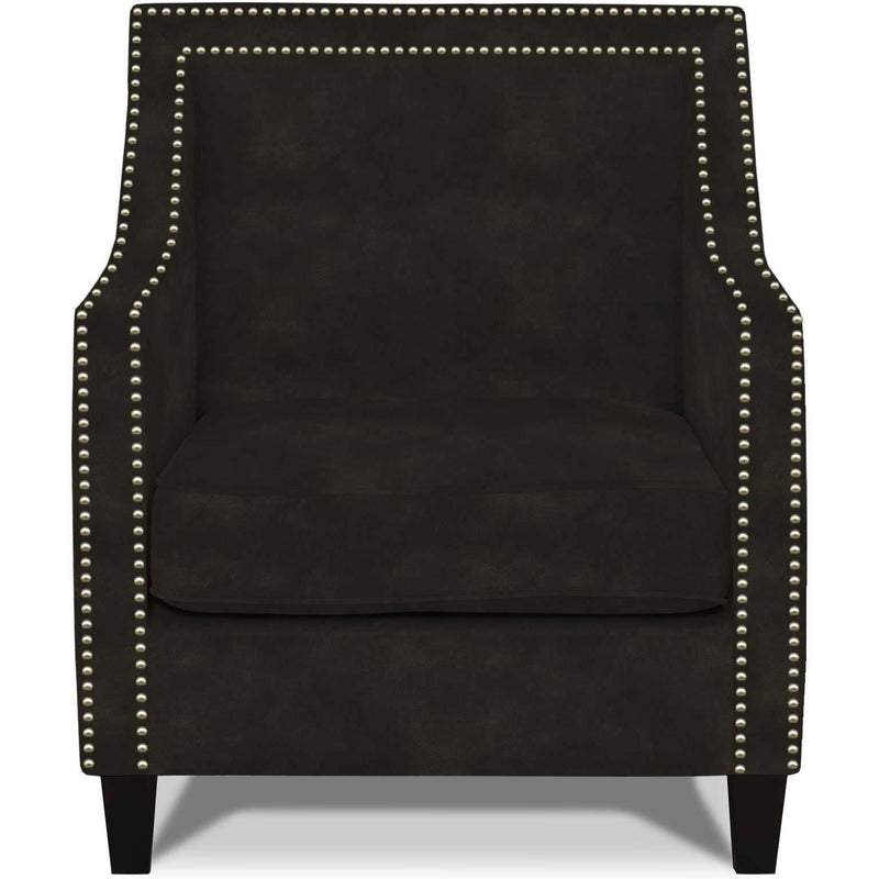  Elements International Erica UER3005100E Chair with Chrome Nails - Sierra Espresso IMAGE 1