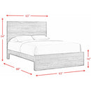  Elements International Bailey BY500QB Queen Panel Bed IMAGE 5