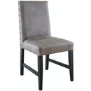  Elements International Cruz MDCZ100GFSCW Dining Side Chair IMAGE 1