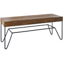  Elements International Cruz MDCZ100BN Dining Bench IMAGE 1