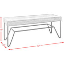  Elements International Cruz MDCZ100BN Dining Bench IMAGE 8