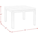  Elements International Francesca CFC300CTTC Counter Height Dining Table - Grey IMAGE 5