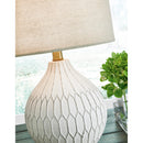  Signature Design by Ashley Wardmont L180094 Ceramic Table Lamp IMAGE 2