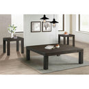  Elements International Grady TGD100CTSQE Square Coffee Table w/Casters IMAGE 2