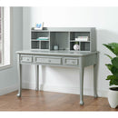 Elements International Jesse JS300DKHT Desk w/ Hutch - Grey IMAGE 1