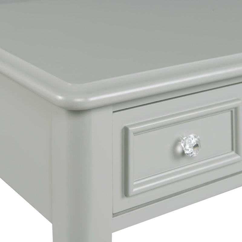  Elements International Jesse JS300DKHT Desk w/ Hutch - Grey IMAGE 5