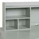  Elements International Jesse JS300DKHT Desk w/ Hutch - Grey IMAGE 7