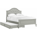 Elements International Jesse JS300FTB Full Panel Bed w/ Trundle - Grey IMAGE 1