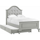  Elements International Jesse JS300TTB Twin Panel Bed w/ Trundle - Grey IMAGE 1
