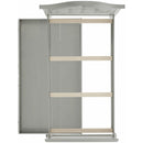  Elements International Jesse JS300TTB Twin Panel Bed w/ Trundle - Grey IMAGE 4