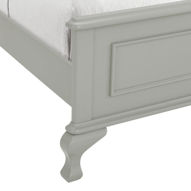  Elements International Jesse JS300TTB Twin Panel Bed w/ Trundle - Grey IMAGE 6