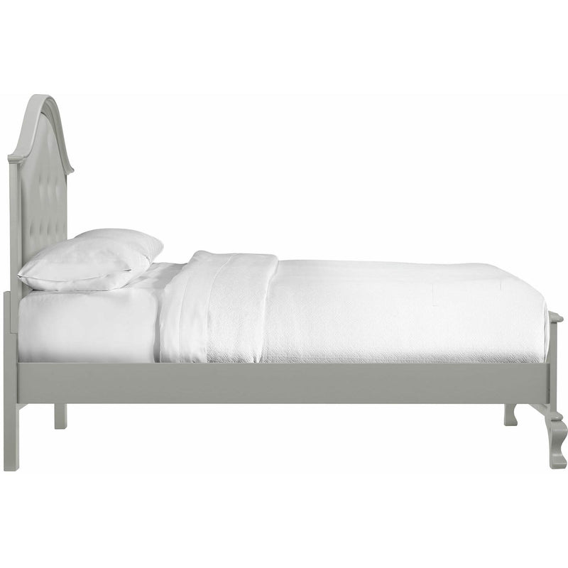  Elements International Jesse JS300TB Twin Panel Bed - Grey IMAGE 3