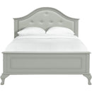  Elements International Jesse JS300FB Full Panel Bed - Grey IMAGE 1