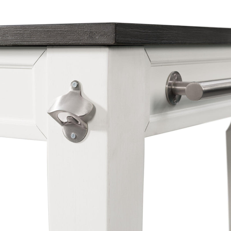  Elements International Kayla TKY300KTC Kitchen Cart w/Grey Top IMAGE 5