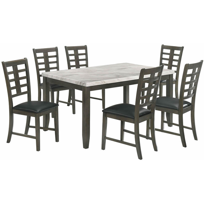  Elements International Nash DNS1007DS 7 pc Dining Set IMAGE 1