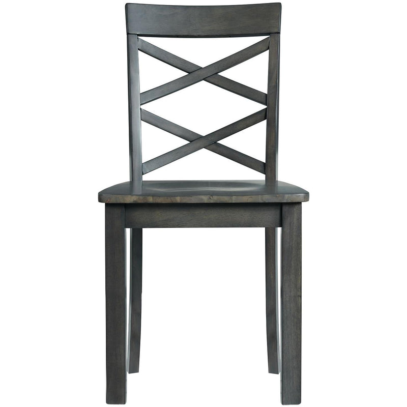  Elements International Renegade DRN300SC Side Chair - Grey IMAGE 2
