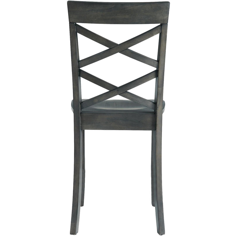  Elements International Renegade DRN300SC Side Chair - Grey IMAGE 4