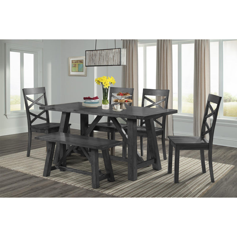  Elements International Renegade DRN300SC Side Chair - Grey IMAGE 9