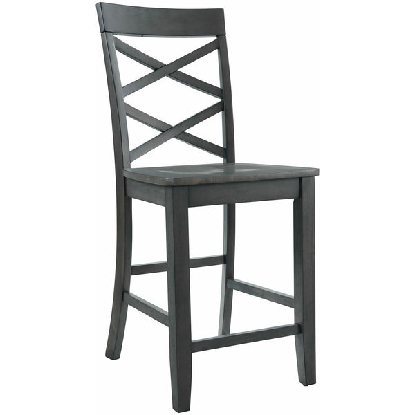  Elements International Renegade DRN300CSC Counter Height Side Chair - Grey IMAGE 1