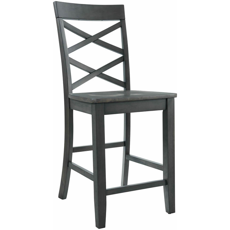  Elements International Renegade DRN300CSC Counter Height Side Chair - Grey IMAGE 1