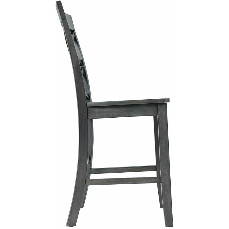 Elements International Renegade DRN300CSC Counter Height Side Chair - Grey IMAGE 3