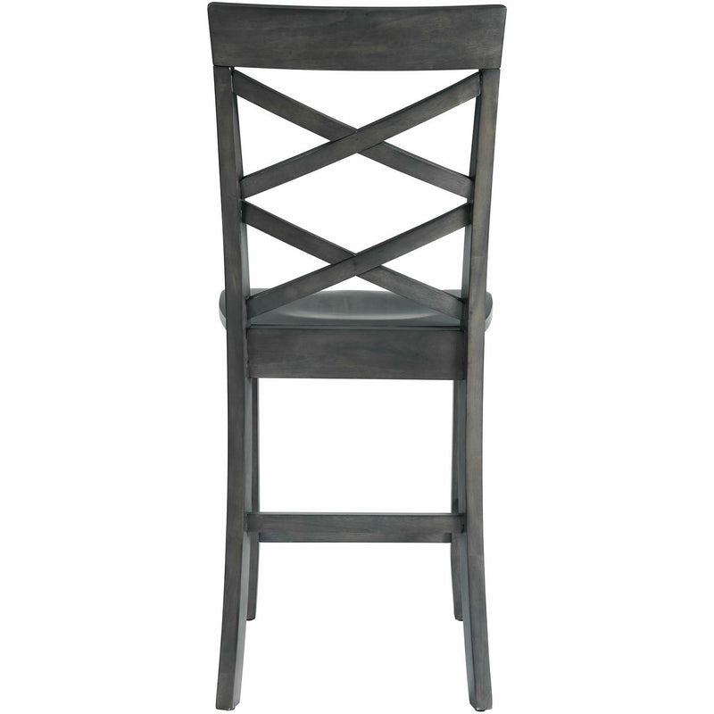  Elements International Renegade DRN300CSC Counter Height Side Chair - Grey IMAGE 4