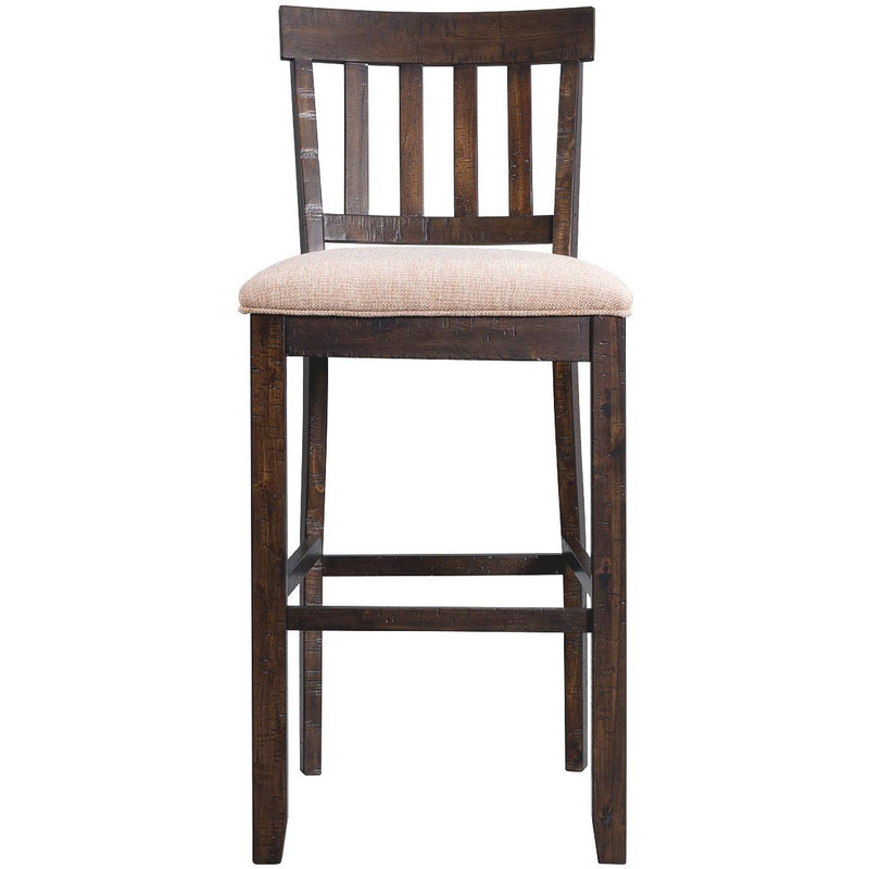  Elements International Stone DST100BSBSBTF 30" Slat Back Bar Stool - Charcoal IMAGE 2