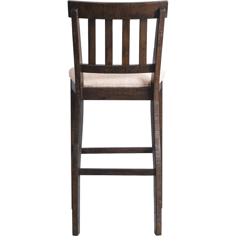 Elements International Stone DST100BSBSBTF 30" Slat Back Bar Stool - Charcoal IMAGE 4