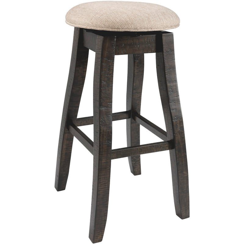  Elements International Stone DST100BSWSBTF 30" Swivel Backless Bar Stool - Charcoal IMAGE 3
