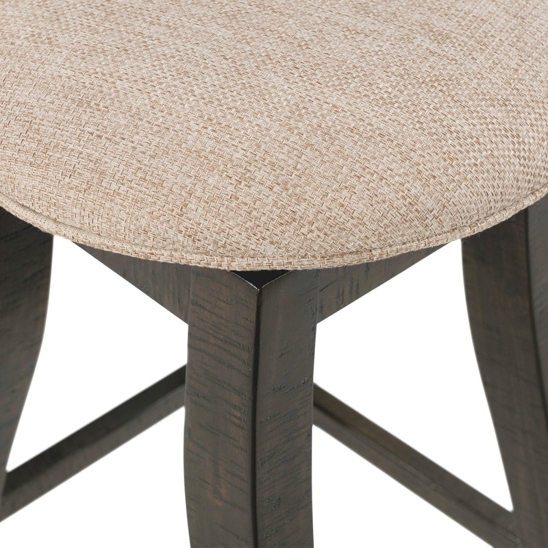  Elements International Stone DST100BSWSBTF 30" Swivel Backless Bar Stool - Charcoal IMAGE 5