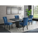  Elements International Valentino CVL400TTB Dining Table - Grey Marble IMAGE 8