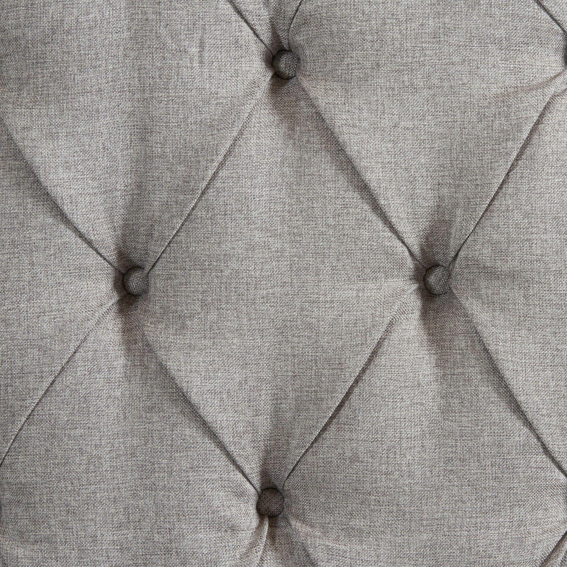  Elements International Morrow UMW092KB King Upholstered Bed - Gray IMAGE 5