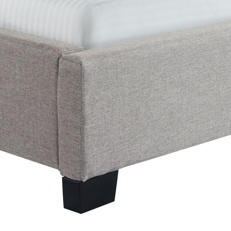  Elements International Morrow UMW092KB King Upholstered Bed - Gray IMAGE 6