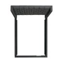  Elements International Morrow UMW090QB Queen Upholstered Bed - Charcoal IMAGE 3