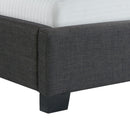  Elements International Morrow UMW090QB Queen Upholstered Bed - Charcoal IMAGE 6