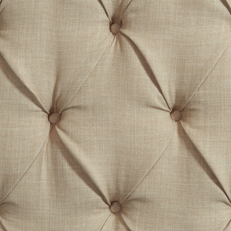  Elements International Morrow UMW082QB Queen Upholstered Bed - Natural IMAGE 5