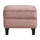  Elements International Tiffany UTF1903000E Ottoman - Broadway Blush IMAGE 1