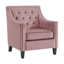  Elements International Tiffany UTF1903100E Accent Chair - Broadway Blush IMAGE 2