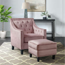 Elements International Tiffany UTF1903100E Accent Chair - Broadway Blush IMAGE 5