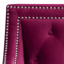  Elements International Tiffany UTF287100CA Accent Chair - Broadway Red IMAGE 5